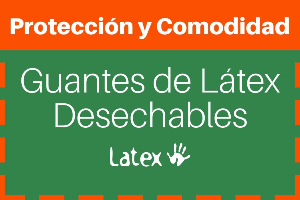 Guantes de látex desechables